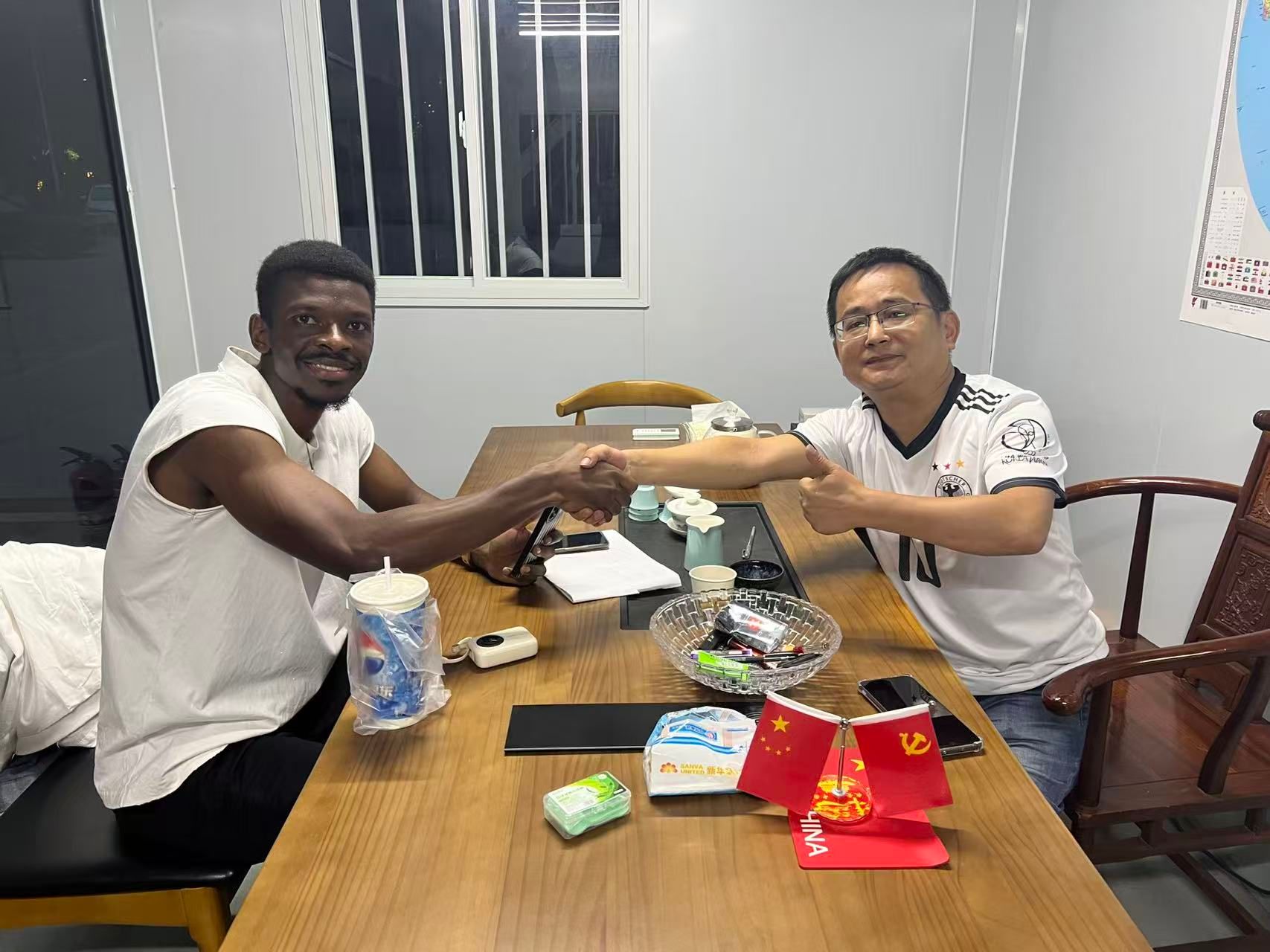 Distribution Contract Signing